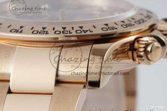 MiroTime 1227 Daytona 116505 BTF 1:1 Best Edition Black Diamonds Dial on RG Bracelet SA Snug 2118